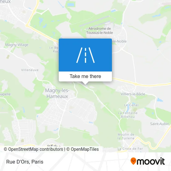 Rue D'Ors map