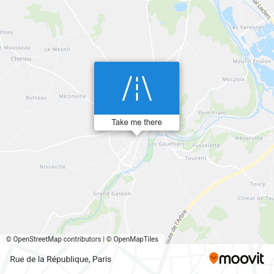 Rue de la République map