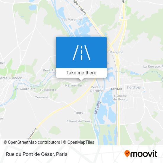 Rue du Pont de César map