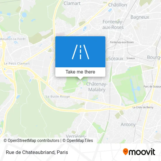 Rue de Chateaubriand map