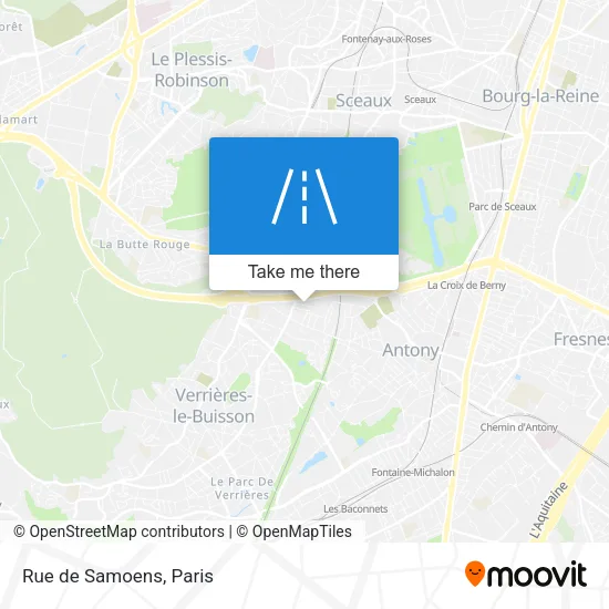 Rue de Samoens map