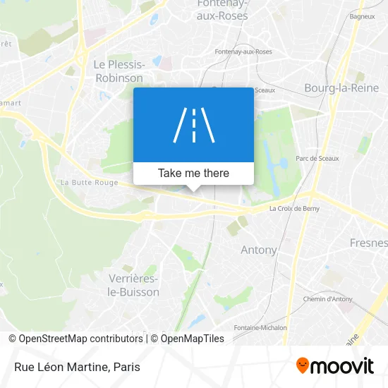 Rue Léon Martine map