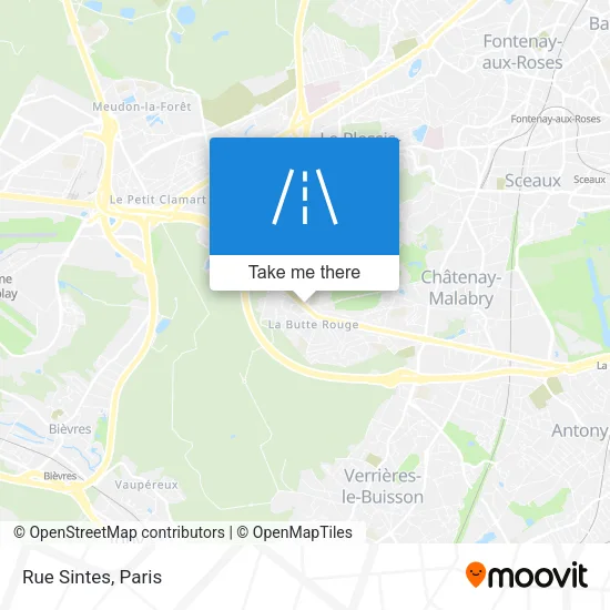 Rue Sintes map