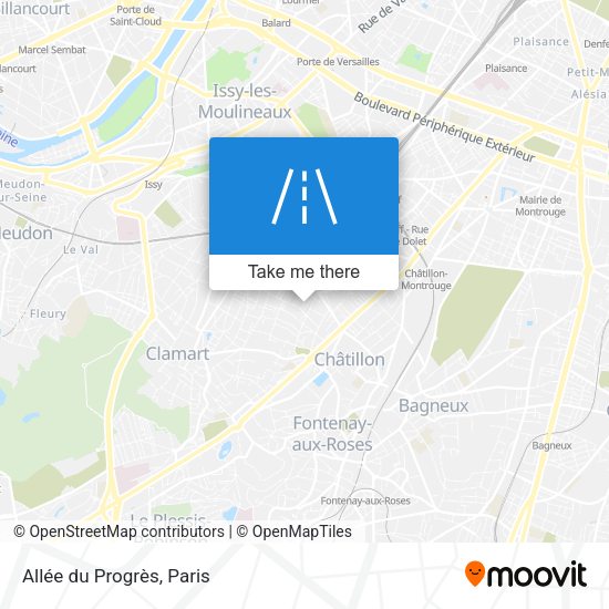 Allée du Progrès map