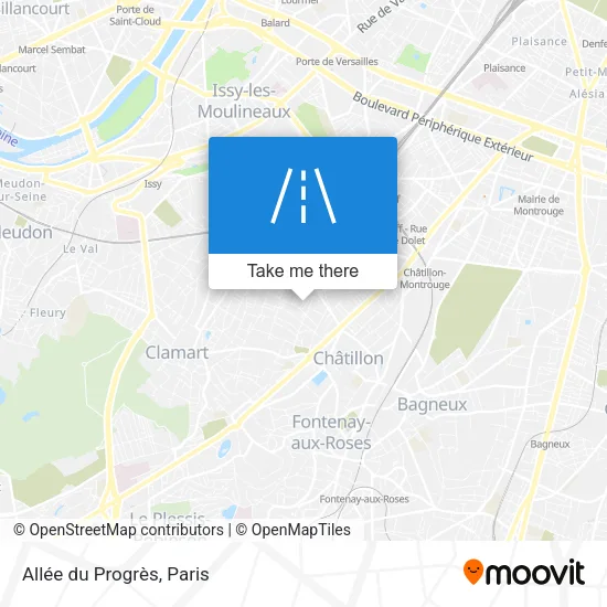 Allée du Progrès map