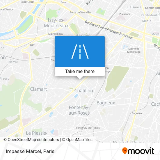 Impasse Marcel map