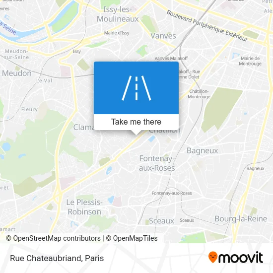 Rue Chateaubriand map