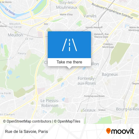 Rue de la Savoie map