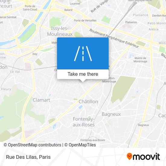 Rue Des Lilas map