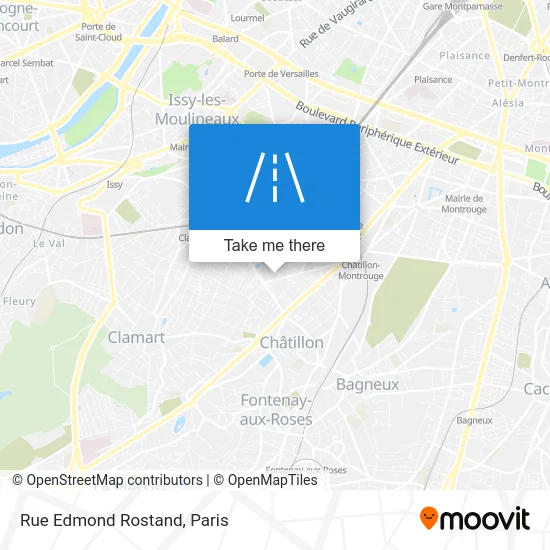 Rue Edmond Rostand map