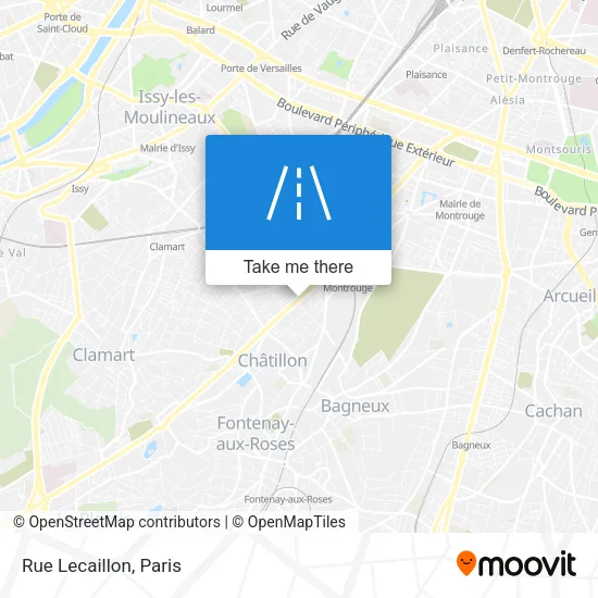Rue Lecaillon map