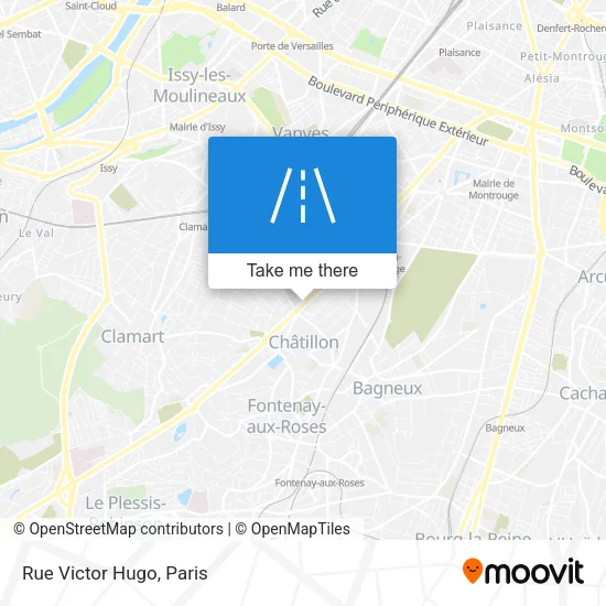 Rue Victor Hugo map