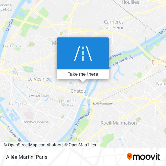 Allée Martin map