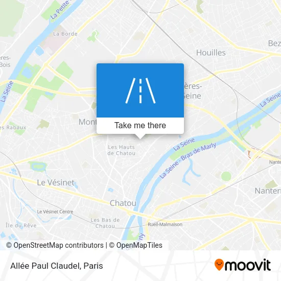 Allée Paul Claudel map