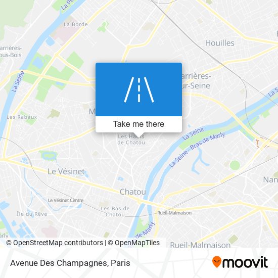 Avenue Des Champagnes map