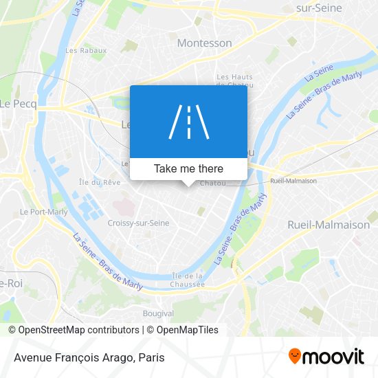 Avenue François Arago map
