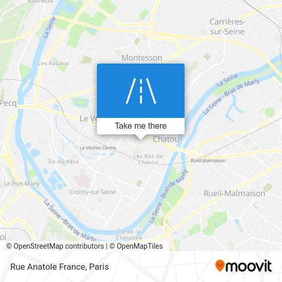 Rue Anatole France map
