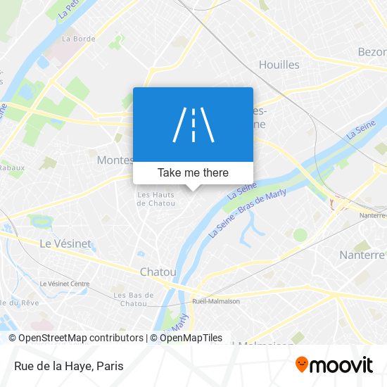 Mapa Rue de la Haye