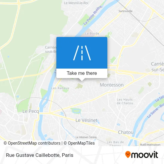 Rue Gustave Caillebotte map