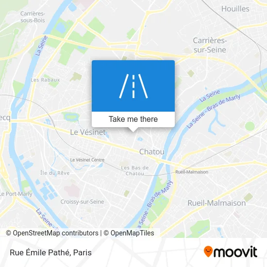 Rue Émile Pathé map