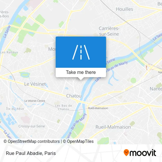 Rue Paul Abadie map
