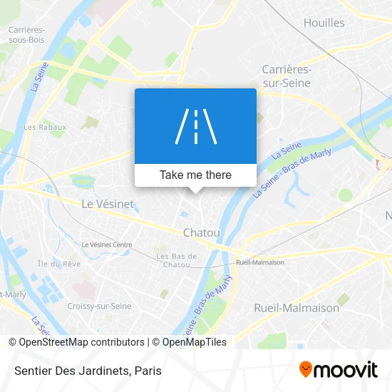 Sentier Des Jardinets map