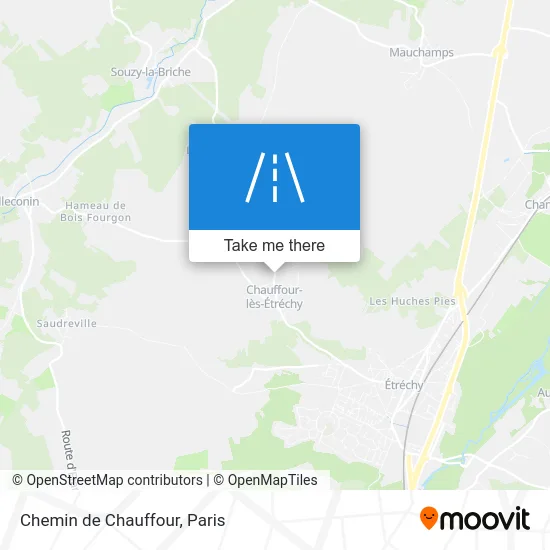 Chemin de Chauffour map