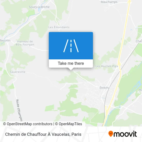 Chemin de Chauffour À Vaucelas map