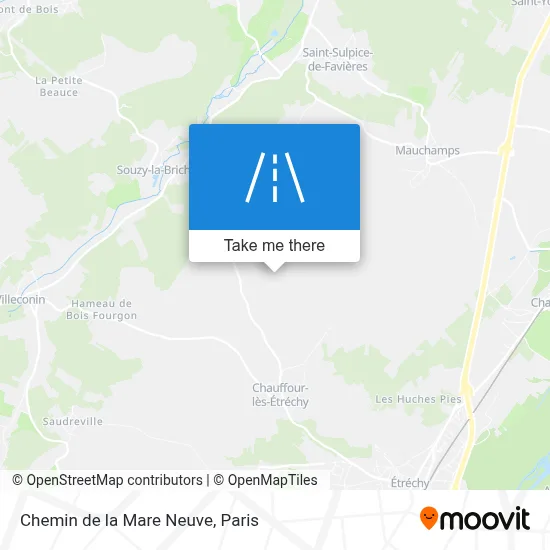 Chemin de la Mare Neuve map