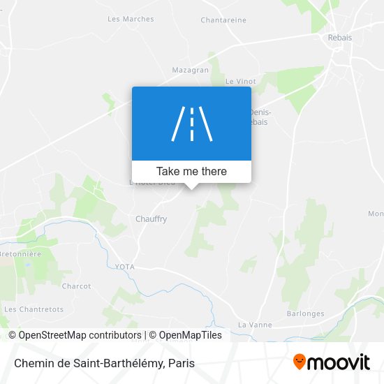 Chemin de Saint-Barthélémy map