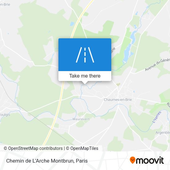 Chemin de L'Arche Montbrun map