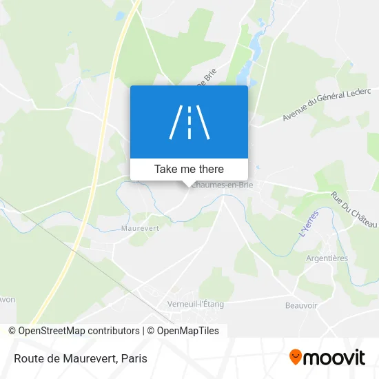 Route de Maurevert map