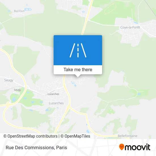 Mapa Rue Des Commissions