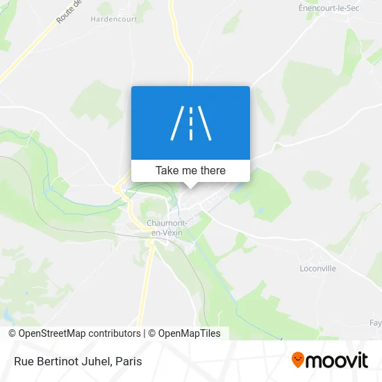 Rue Bertinot Juhel map