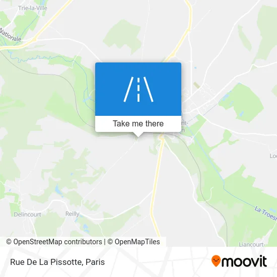 Rue De La Pissotte map