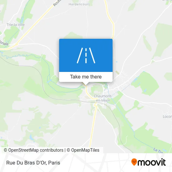 Rue Du Bras D'Or map