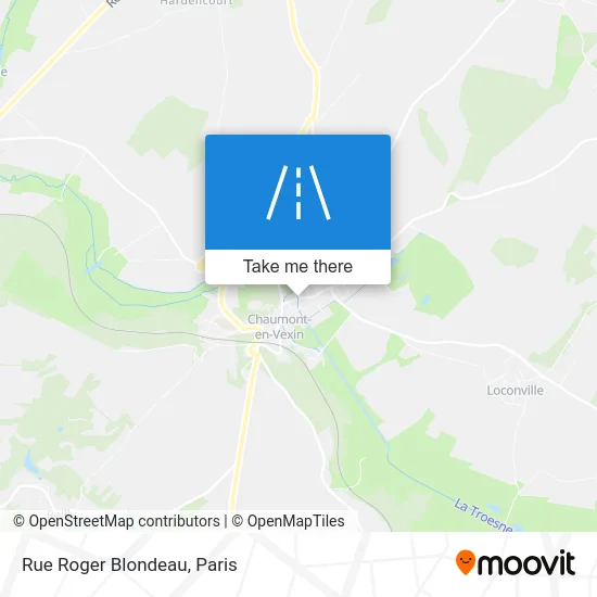 Rue Roger Blondeau map