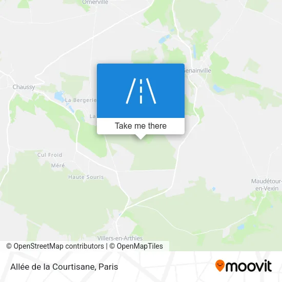 Allée De La Courtisane map