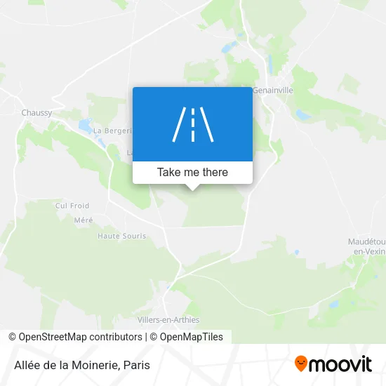 Allée De La Moinerie map