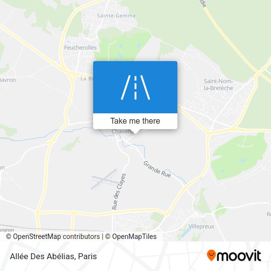 Allée Des Abélias map