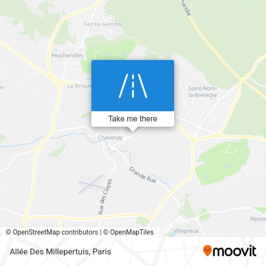 Allée Des Millepertuis map