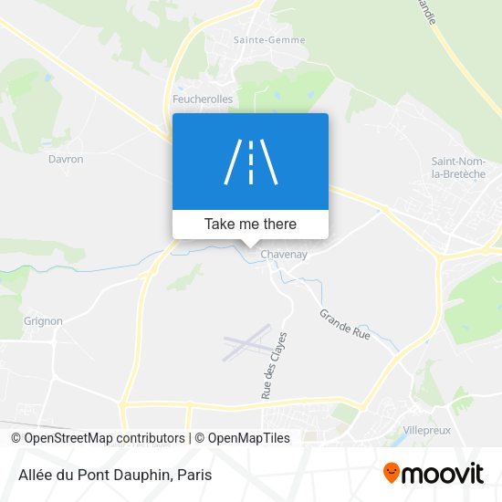 Allée du Pont Dauphin map