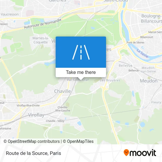 Route de la Source map