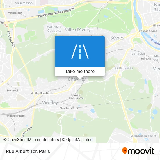 Rue Albert 1er map