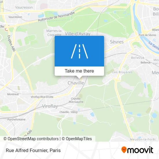 Rue Alfred Fournier map