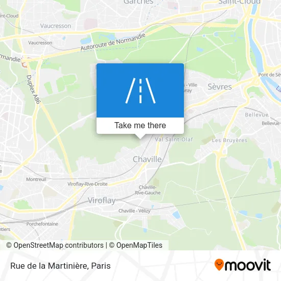 Rue de la Martinière map