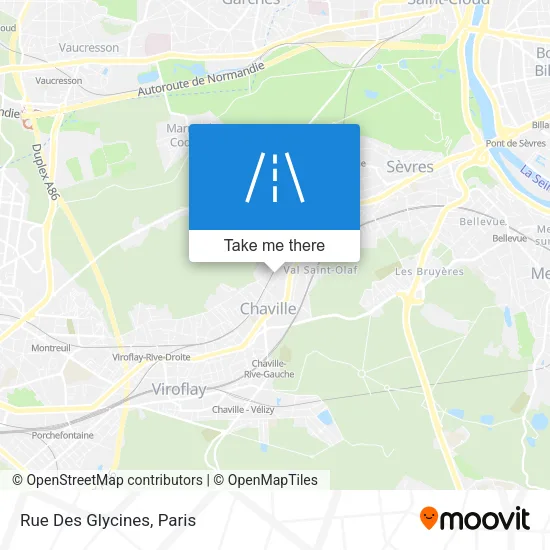 Rue Des Glycines map