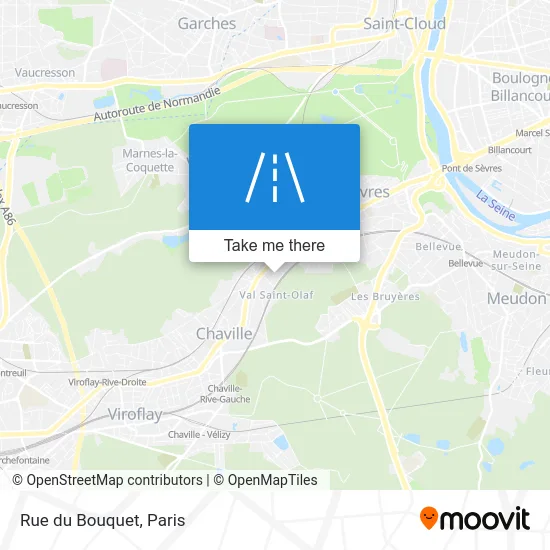 Rue du Bouquet map