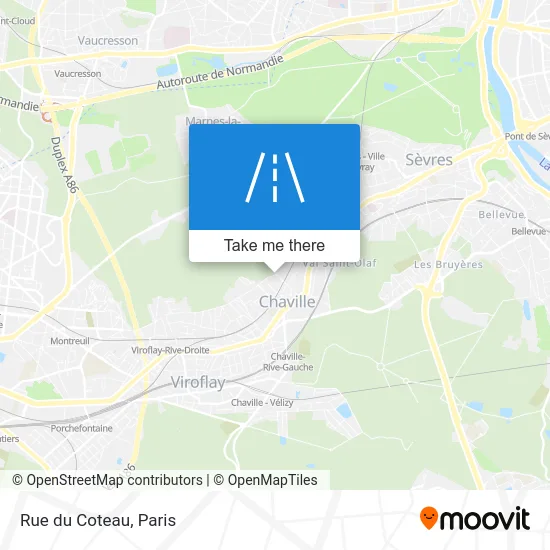 Rue du Coteau map