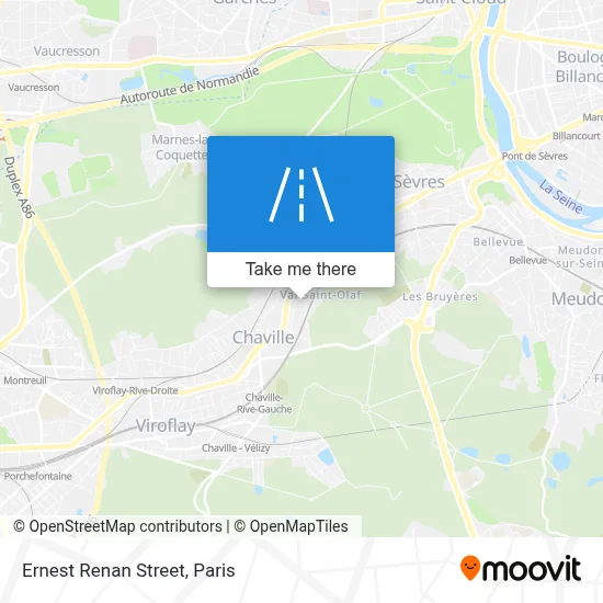 Rue Ernest Renan map